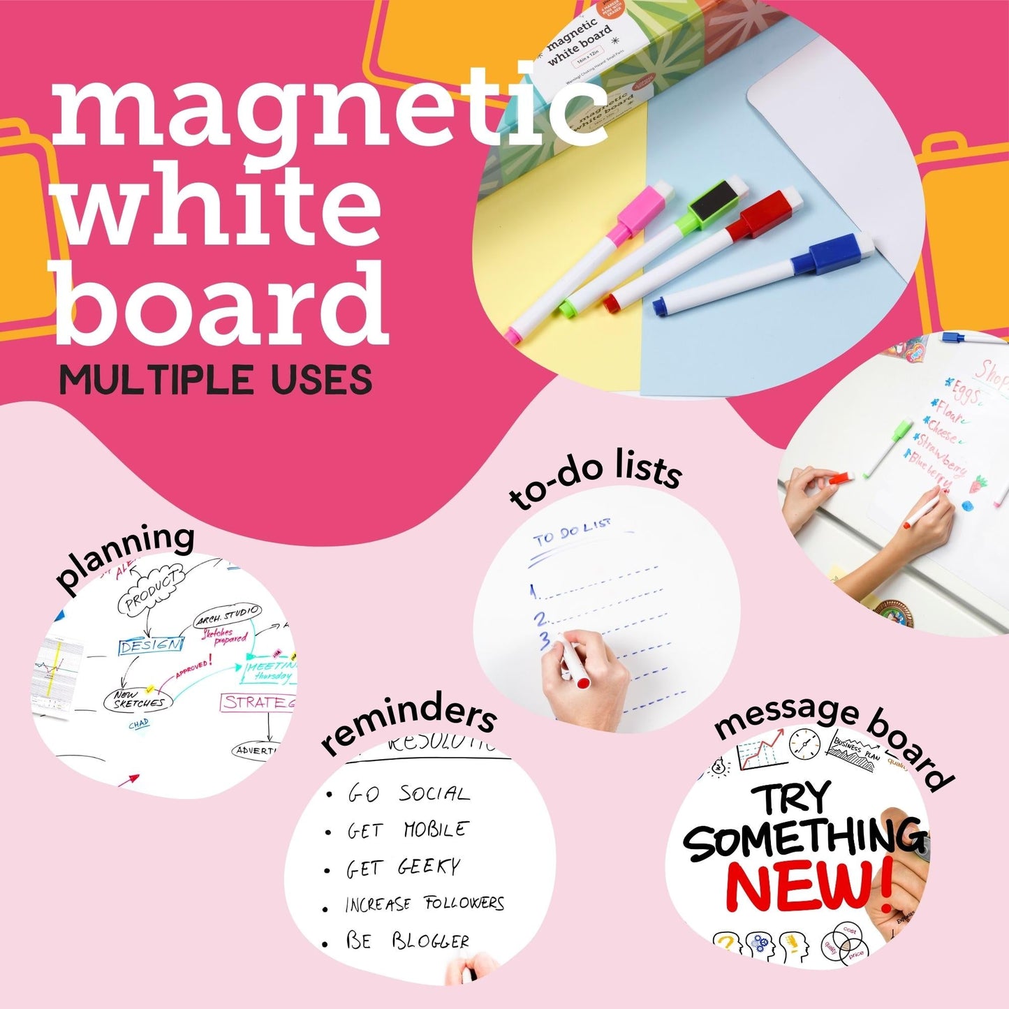 Image of Multiple Uses for Bulk Erasable Whiteboard Magnet | Caption-Multiple Uses for Bulk Erasable Whiteboard Magnet