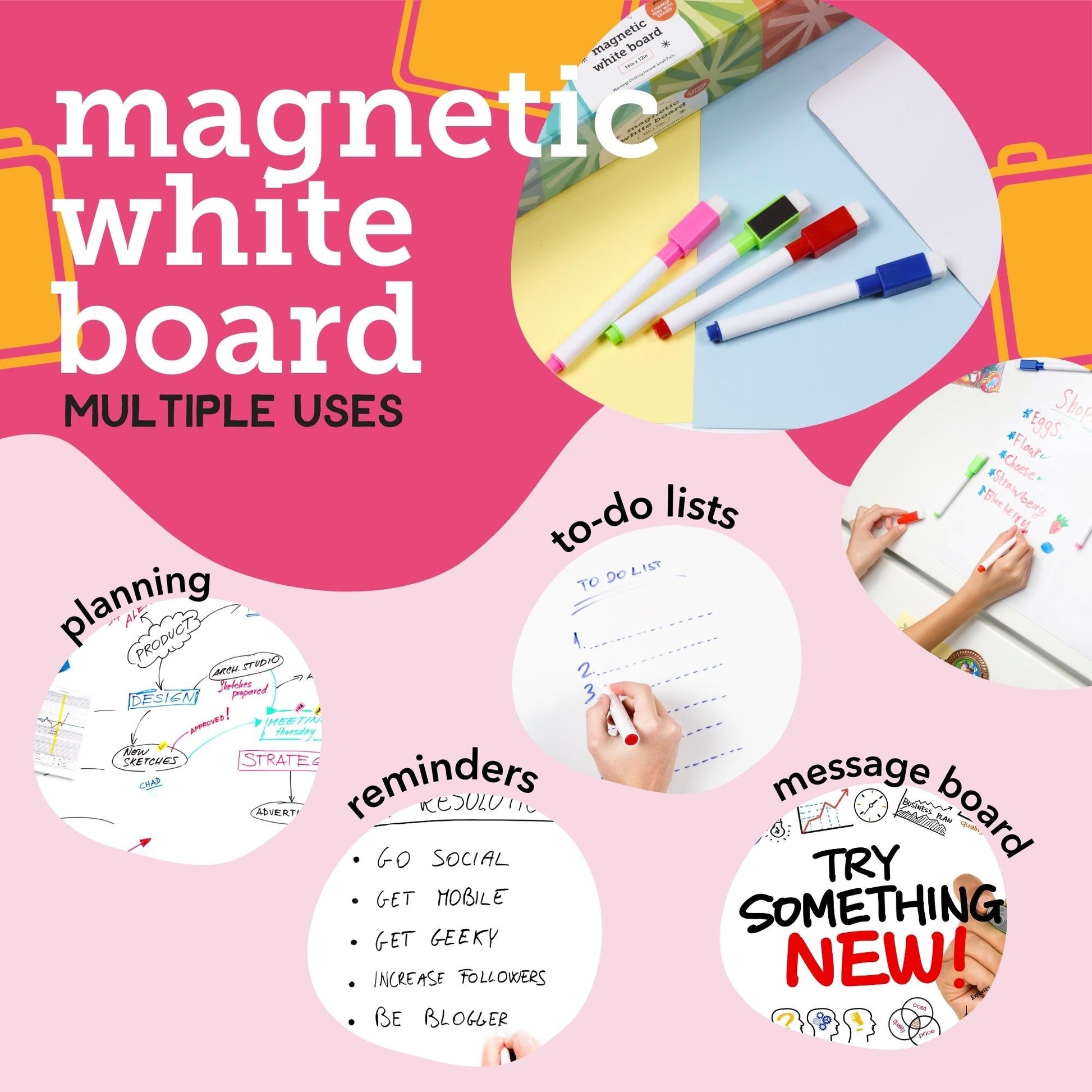 Image of Multiple Uses for Bulk Erasable Whiteboard Magnet | Caption-Multiple Uses for Bulk Erasable Whiteboard Magnet