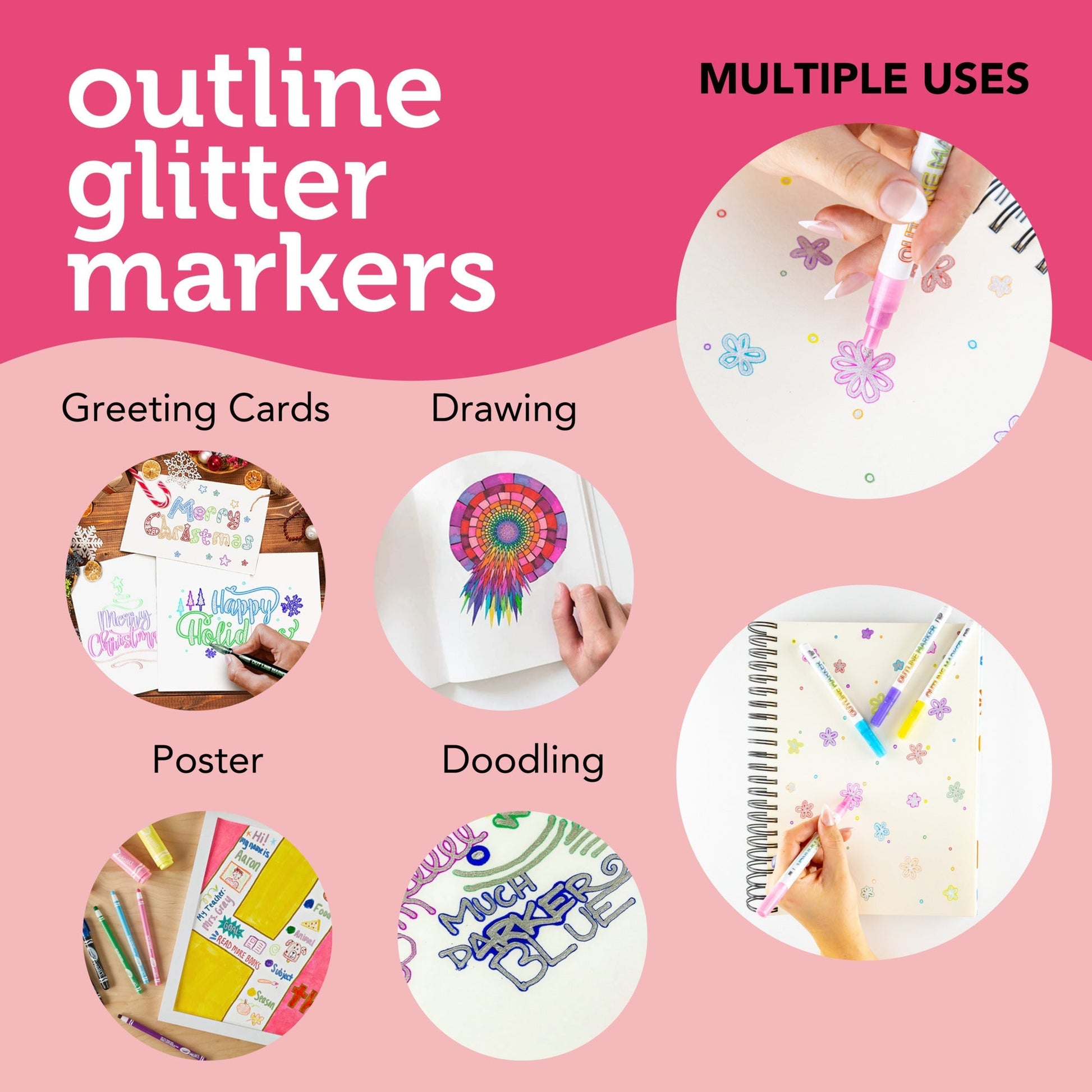 Image of Multiple Uses for Bulk Glitter Markers