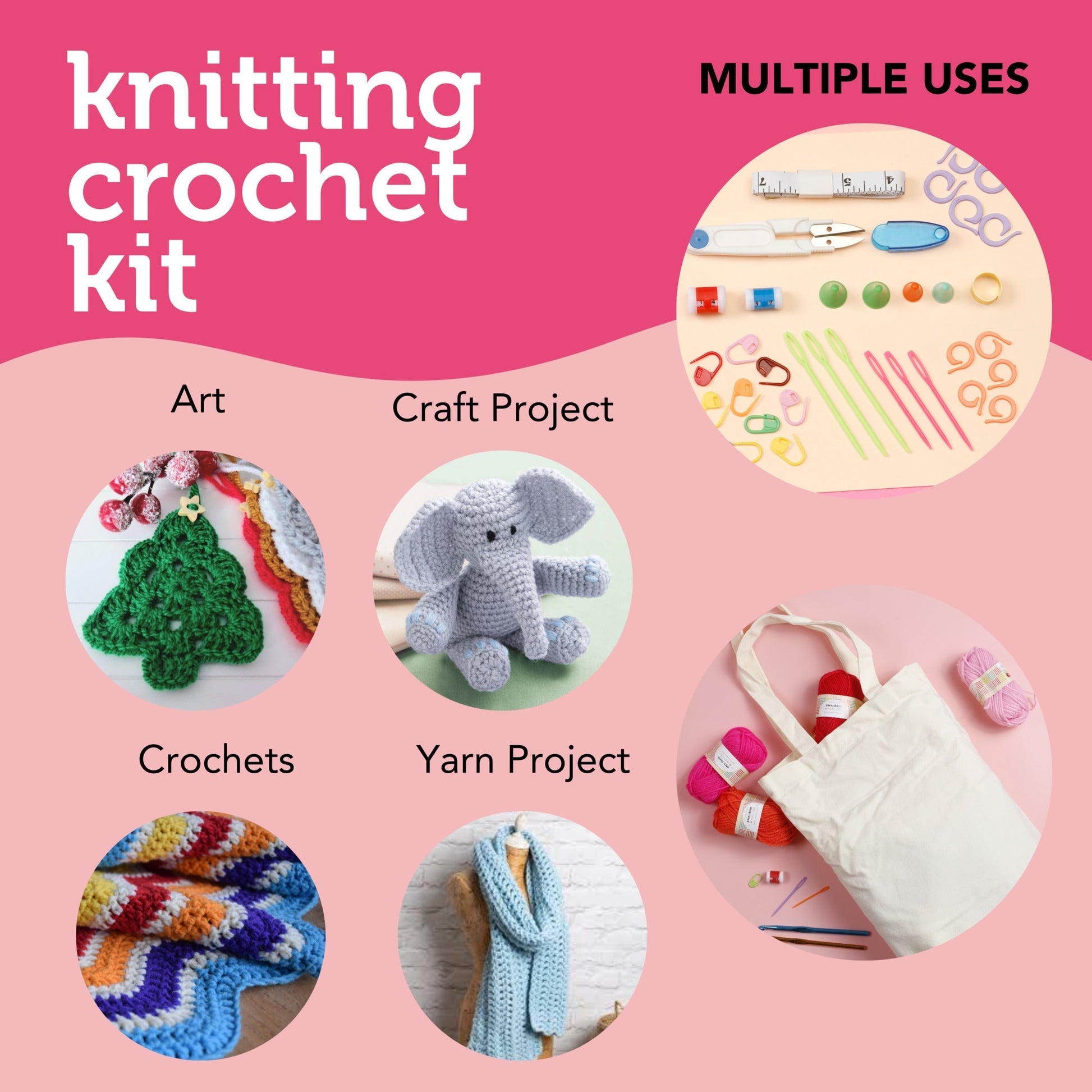 Image of Multiple Uses for Bulk Knitting Crochet | Caption-Multiple Uses for Bulk Knitting Crochet