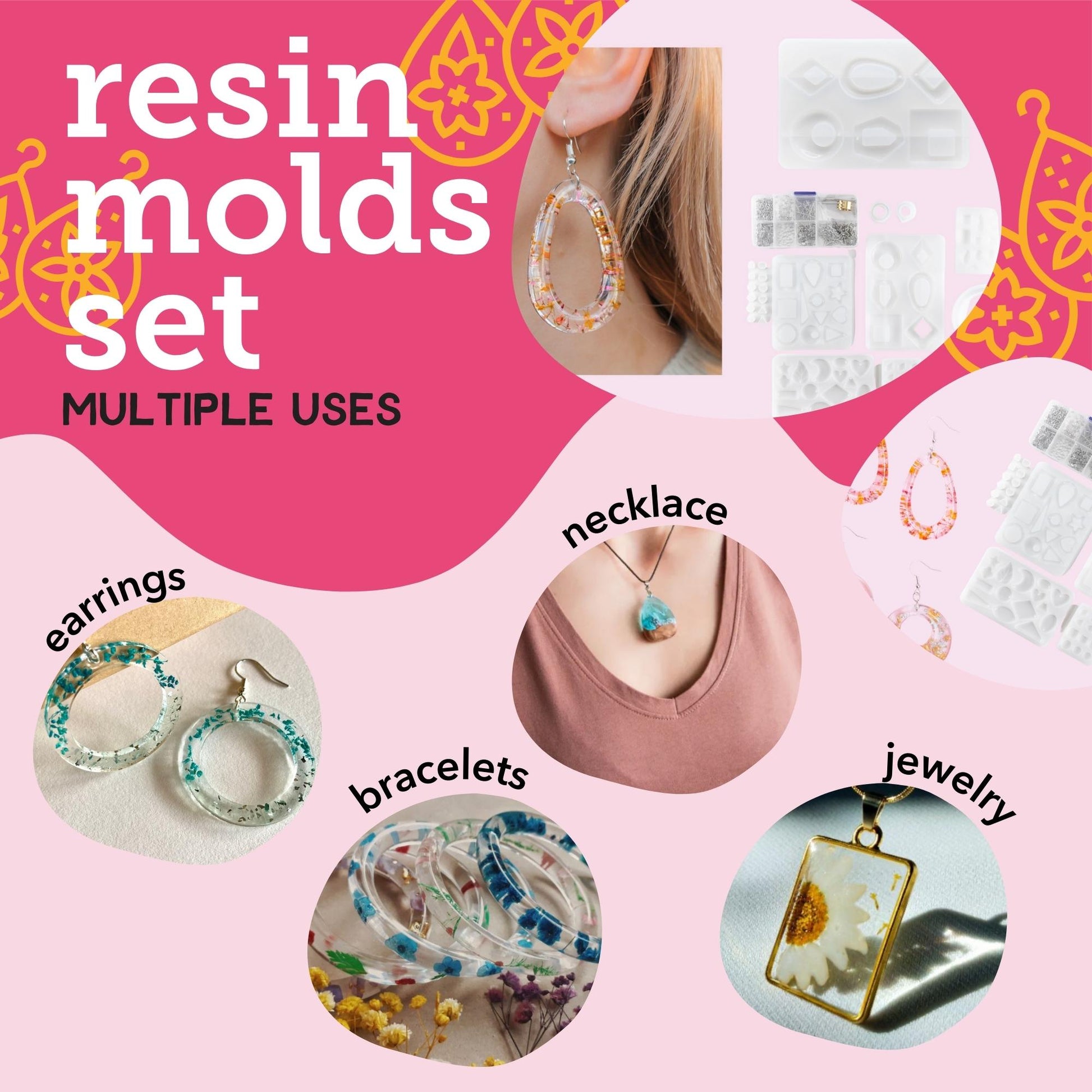 Image of Multiple Uses for Bulk Resin Mold Set