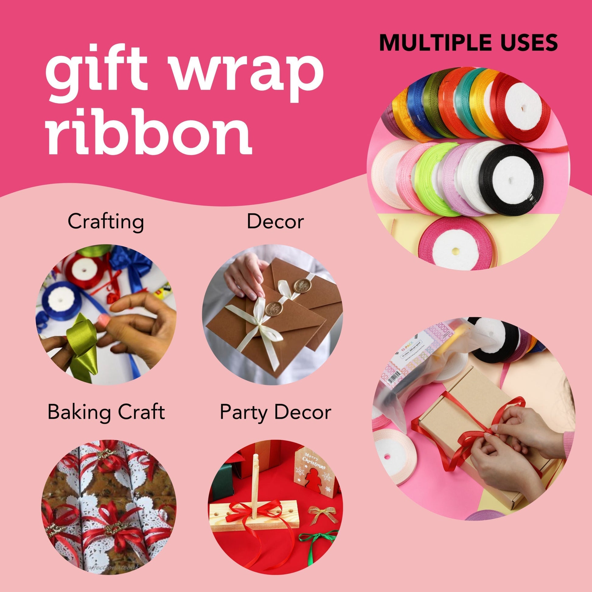 Image of Multiple Uses for Bulk Ribbon Set | Caption-Multiple Uses for Bulk Ribbon Set