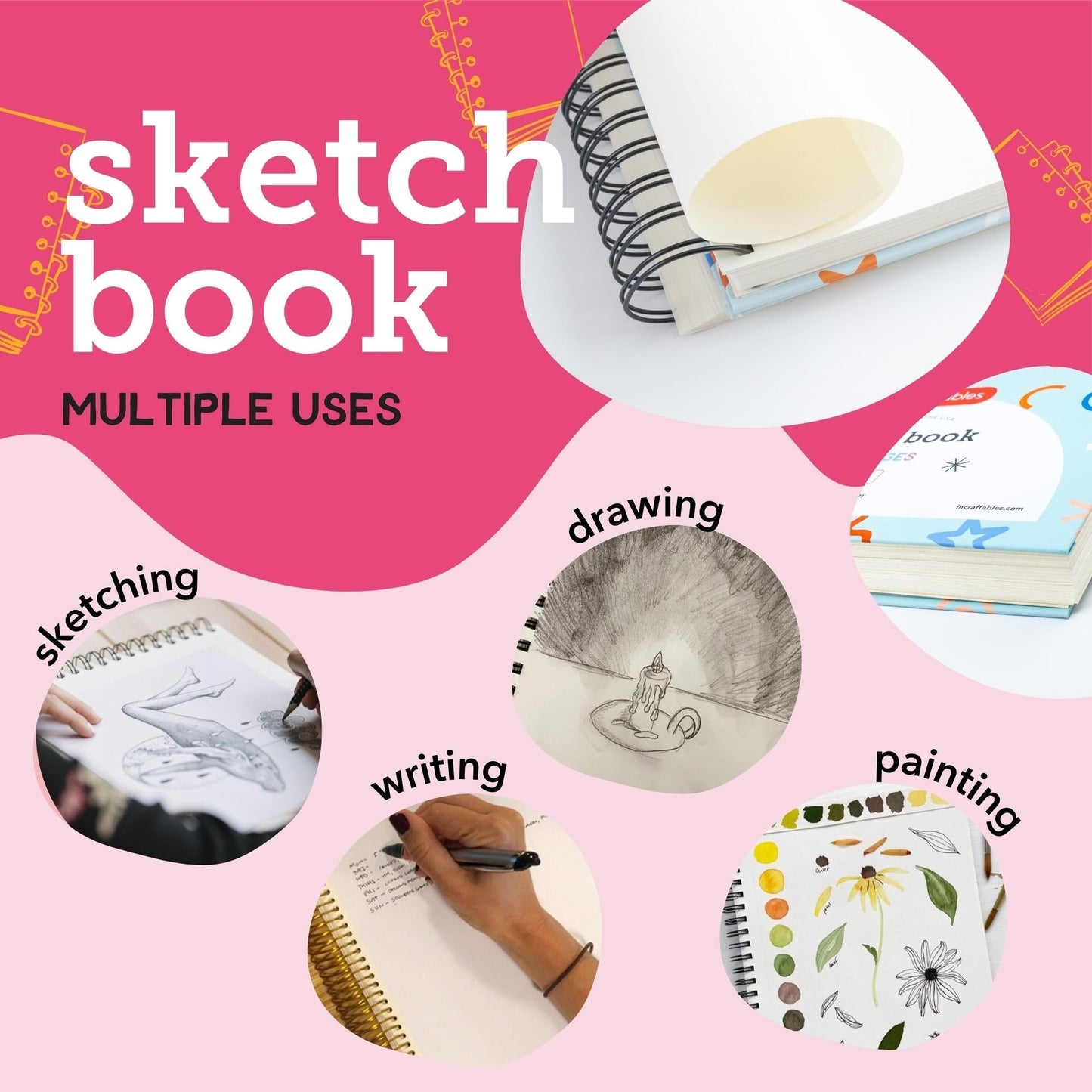 Image of Multiple Uses for Bulk Sketchbook | Caption-Multiple Uses for Bulk Sketchbook