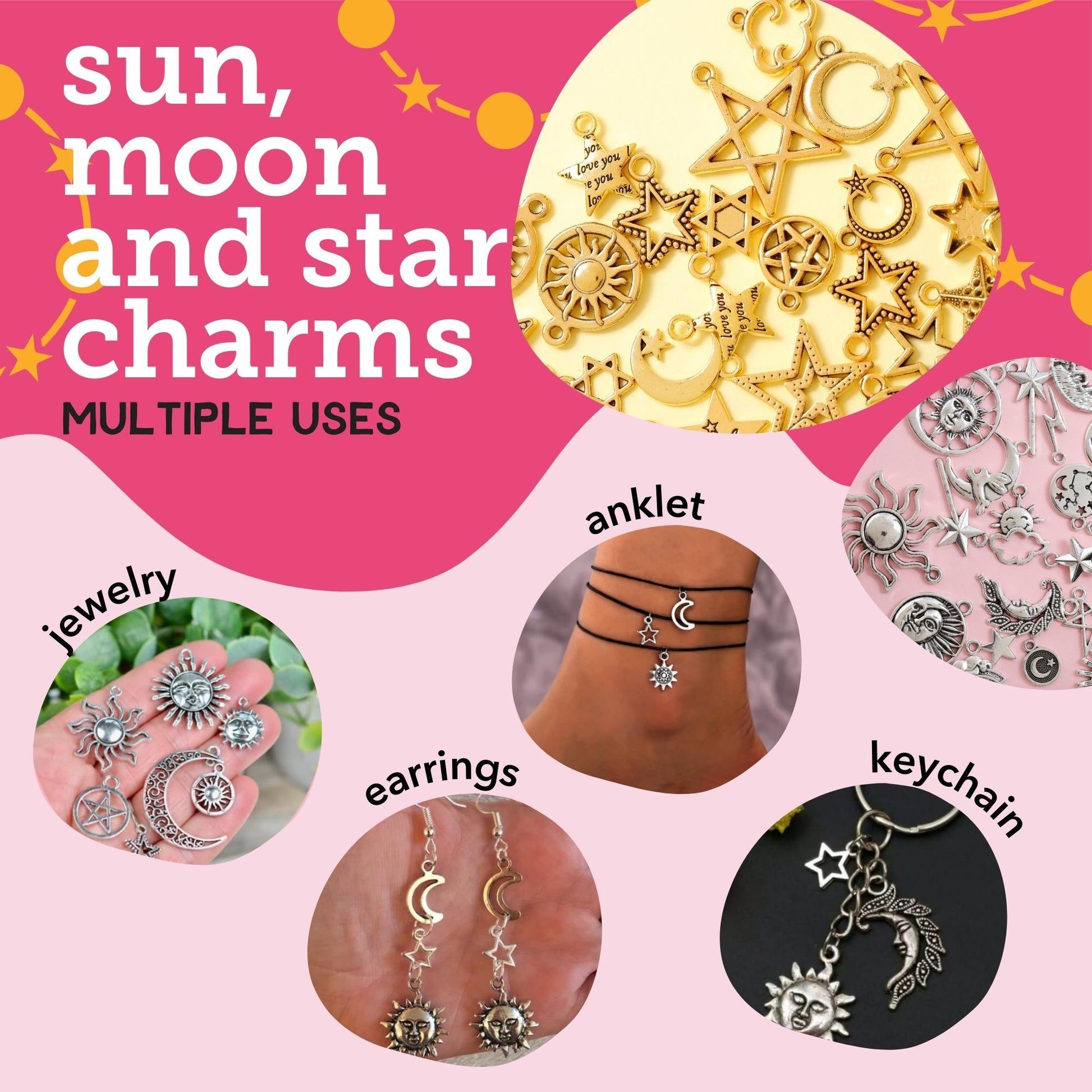 Image of Multiple Uses for Bulk Star Charms