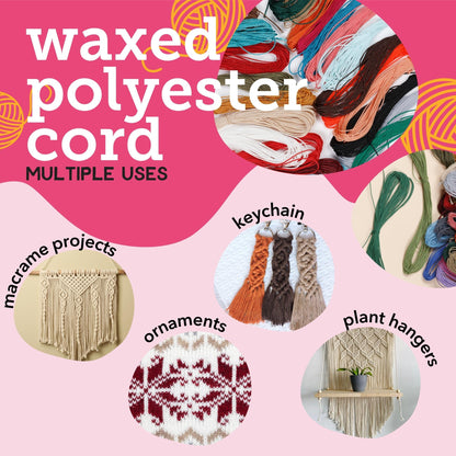 Image of Multiple Uses for Bulk Waxed Polyester Cord 