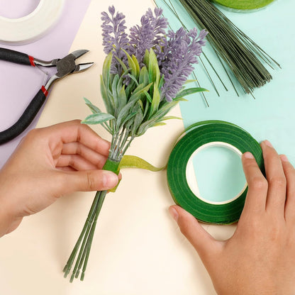 Image of Using Floral Tape for Arranging Flowers 