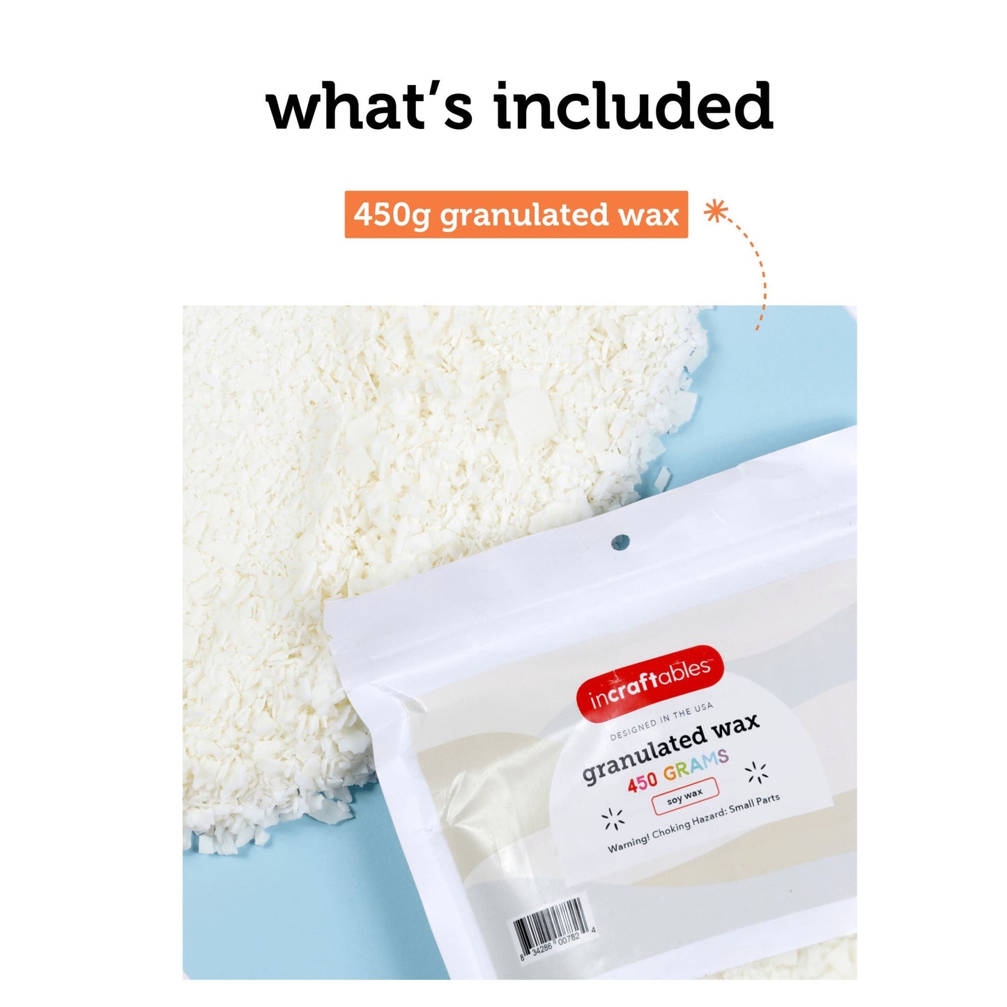 Image of What's Included in the Bulk Candle Granulated Wax Set | Caption-What's Included in the Bulk Candle Granulated Wax Set