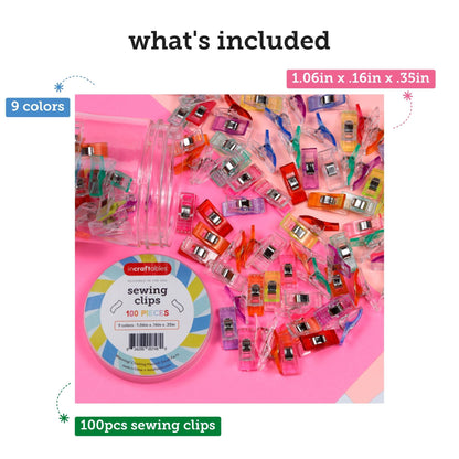 Image of What's Included in the Bulk Sewing Clips Set 